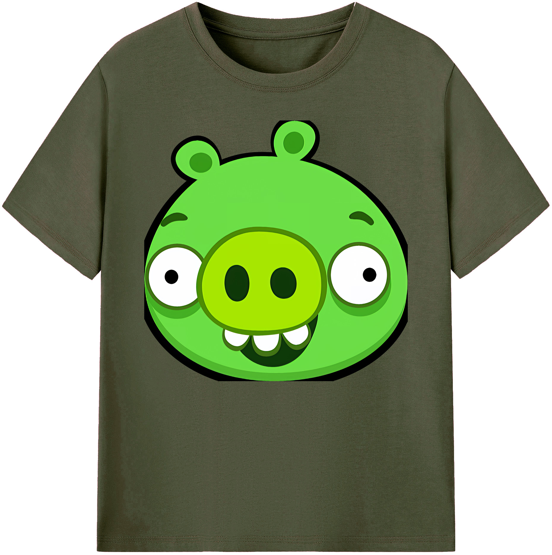 （画像用） Angry Birds アングリーバード 綿100％ メンズ半袖Tシャツ｜肌触りやわらか＆通気性